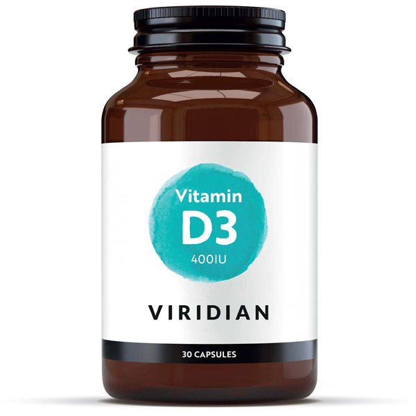 Viridian Vitamin D3 400iu Vegan Capsules