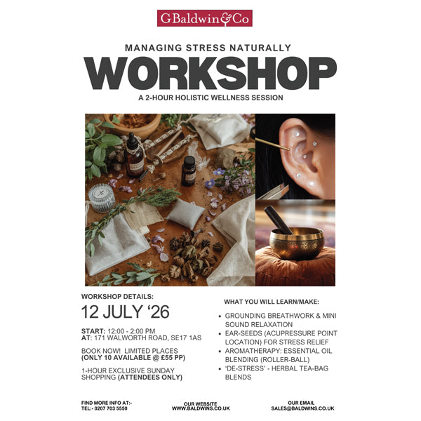 Managing Stress workshop 12th July 2026