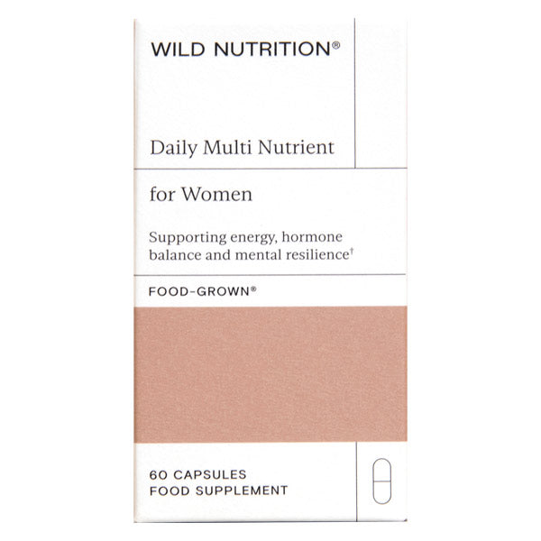 Wild Nutrition Food-Grown Daily Multi Nutrient for Woman 60 Capsules