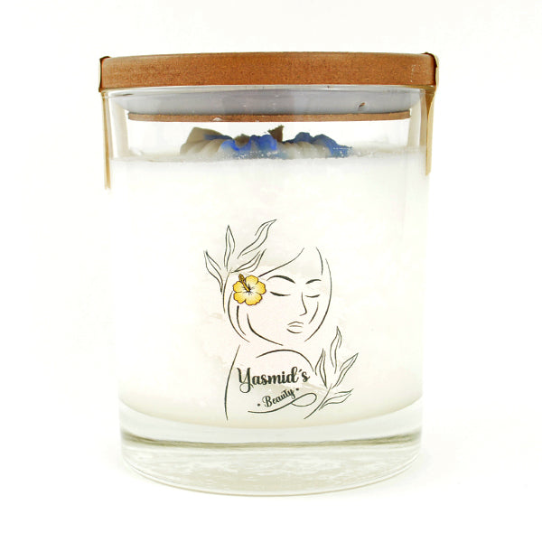 Yasmid's Beauty Lavender Essential Oil Soy Wax Candle 200g.