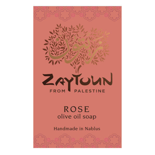 Zaytoun Rose Olive Oil Soap 100g