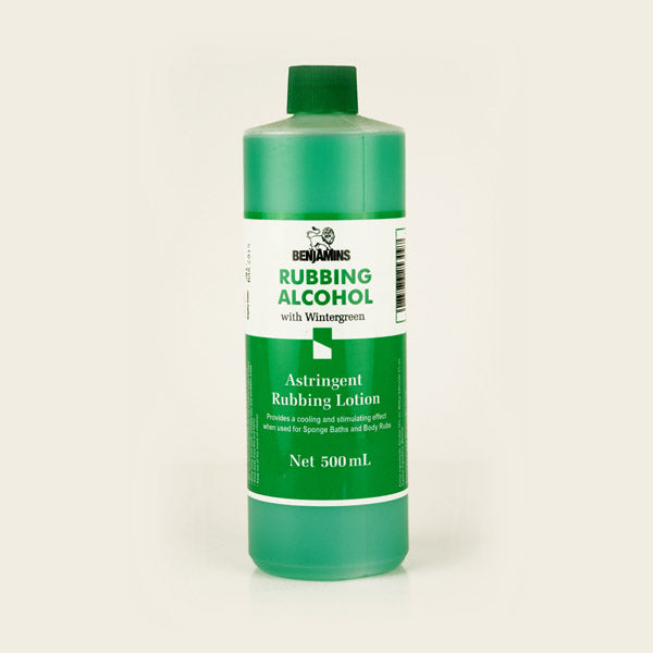 Benjamins Rubbing Alcohol With Wintergreen