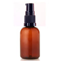 Plastic Amber (PET) Bottles with Lotion Pump Tops 50ml