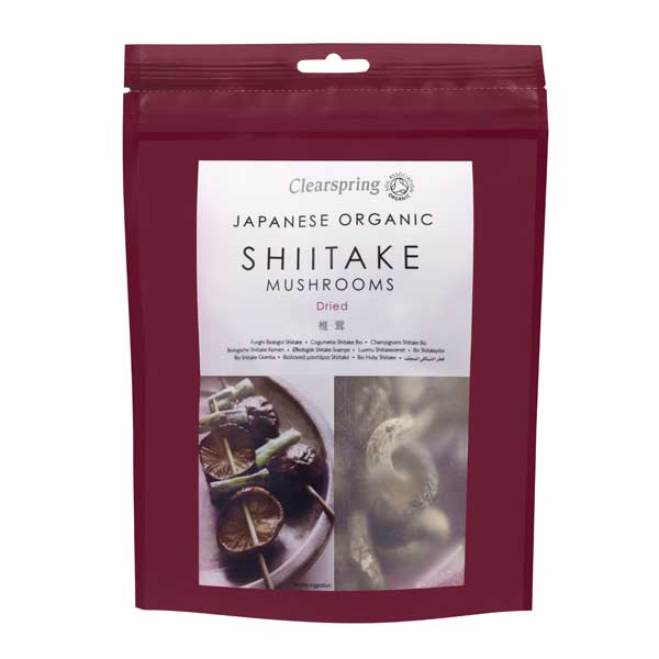 Clearspring Japanese Organic Shiitake Mushrooms 40g