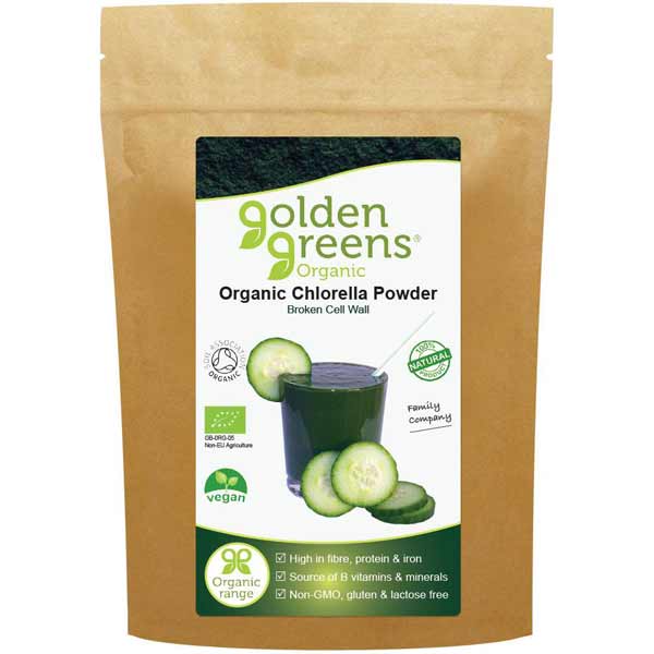 Golden Greens Organic Chlorella Powder 100g