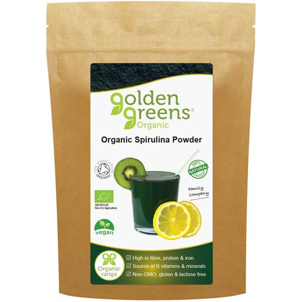 Golden Greens Organic Spirulina Powder 200g