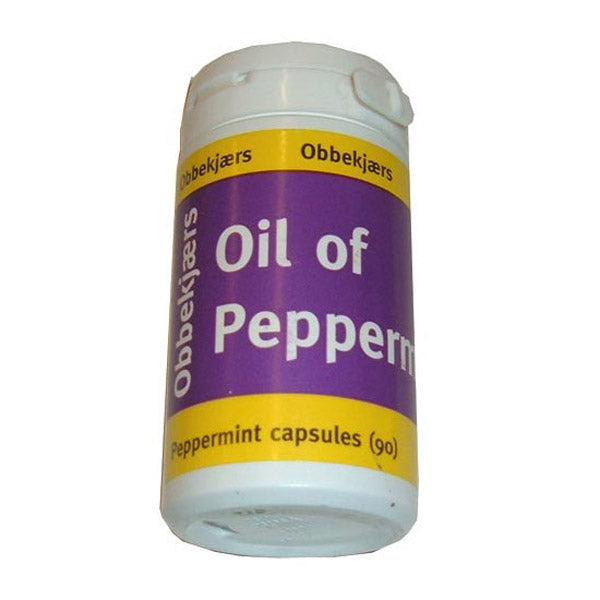 Obbekjaers Oil Of Peppermint 90 Capsules