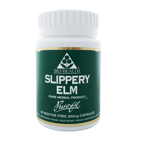 Bio-health Slippery Elm 300mg 120 Vegetarian Capsules