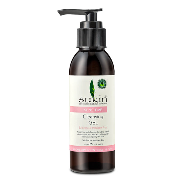 Sukin Natural Skincare Sensitive Cleansing Gel 125ml