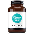 Viridian L-theanine & Lemon Balm 30 Vegetarian Capsules