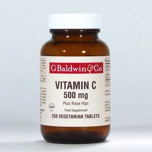 Baldwins Vitamin C 500mg Plus Rosehips
