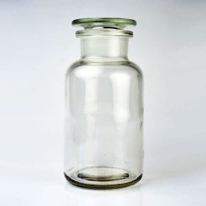 Baldwins Glass Reagent Jar 500ml Clear