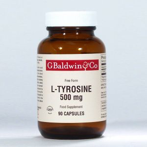 Baldwins L-tyrosine 500mg 90 Capsules