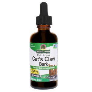 Natures Answer Cats Claw Bark Alcohol Free Fluid Extract 60ml