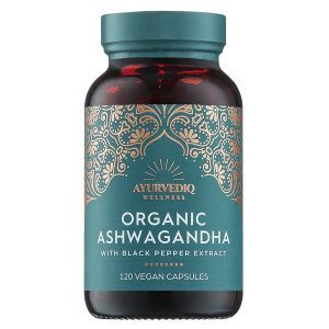 Ayurvediq Wellness Organic Ashwagandha 120 capsules