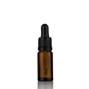 Alpha Amber Glass Bottles With Pipette 10ml