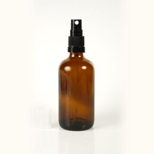 Alpha Amber Glass Bottles With Spray Atomiser 100ml