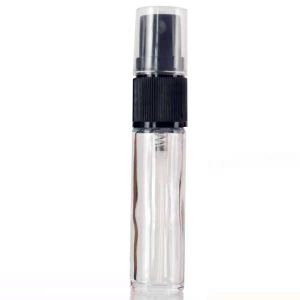 Baldwins Clear Glass Rollette Bottles With Spray Atomiser Cap 10ml