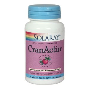 Solaray Cranactin 60 Vegancaps 1600mg Cranberry/30mg Vitamin C
