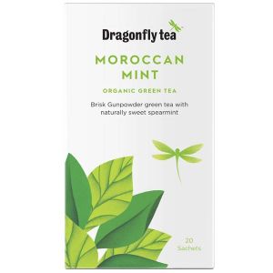 Dragonfly Tea Moroccan Mint Organic Green Tea & Spearmint 20 Sachets