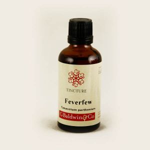 Baldwins Feverfew ( Tanacetum Parthenium ) Herbal Tincture