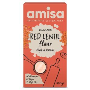 Amisa Organic Red Lentil Flour 400g