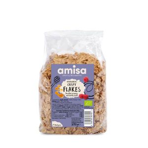 Amisa Organic Crispy Spelt Flakes with Honey 250g