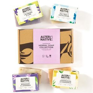 Alter/Native by Suma Gift Set Herbal soap collection 4 soap bars 4 x 95g
