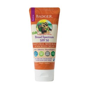 Badger Tangerine and Vanilla Kids Sunscreen SPF30 87ml