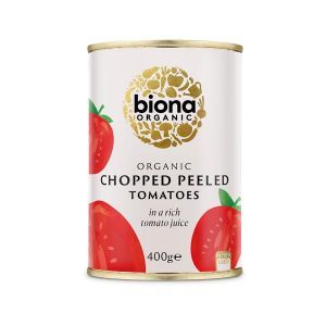Biona Organic Canned Chopped Peeled Tomatoes 400g