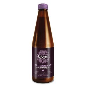 Biona Organic Elderberry Pure Pressed Juice Not From Concentrate 330ml