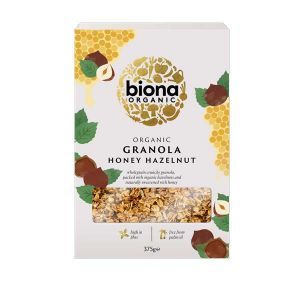 Biona Organic Wholegrain Granola Honey & Hazelnut 375g