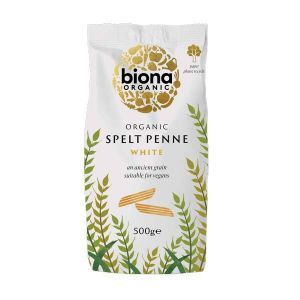 Biona Organic White Spelt Penne Pasta 500g