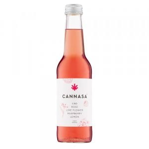 Cannasa Botanical Rose & Raspberry Lemonade 275ml