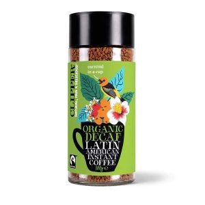Clipper Fairtrade Organic Latin American Decaf Instant Coffee 100g