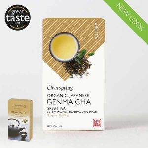 Clearspring Organic Japanese Genmaicha 20 Tea Sachets