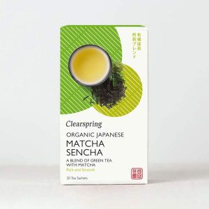 Clearspring Organic Japanese Match Sencha Tea 20 Tea Sachets