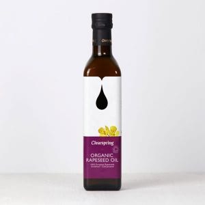 Clearspring Organic Cold-Pressed Unrefined Rapeseed Oil 500ml