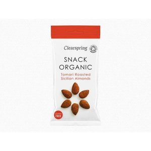 ClearSpring - Organic Snack Tamari Roasted Sicilian Almonds 30g