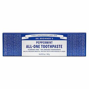 Dr.bronner's Peppermint All-One Toothpaste Fluoride - Free 105ml