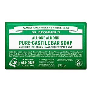 Dr Bronner Castille Soap Bar Almond 140g
