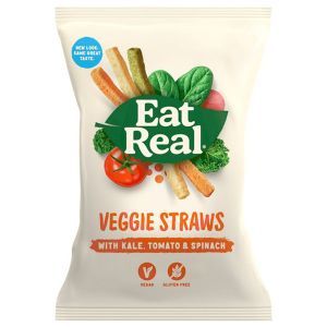 Eat Real Veggie Straws with Kale, Tomato & Spinach 45g