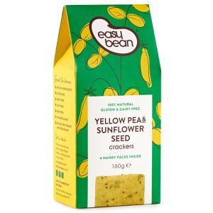 Easy Bean Yellow Pea & Sunflower Seed Crackers 160g