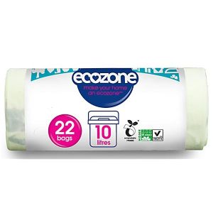 Ecozone Compostable caddy liners 22 100% biodegradable bags
