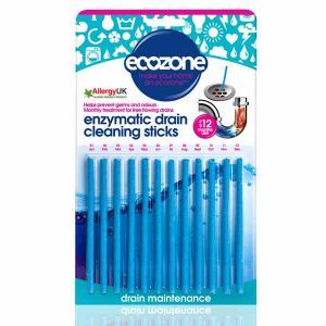 Ecozone Enzymatic Drain Cleaning Sticks 12 Pack
