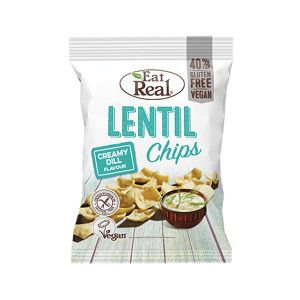 Eat Real Lentil Chips Creamy Dill 40g