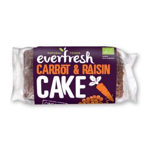 Everfresh Organic Carrot & Raisin Cake 400g