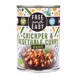Free and Easy Chickpea & Vegetable Curry Soup (Organic) 400g