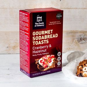 The Foods of Athenry Gluten Free Sodabread Toasts Cranberry & Hazelnut 100g