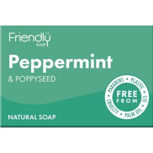 Friendly Soap Ltd. Peppermint & Poppyseed Soap 95g
